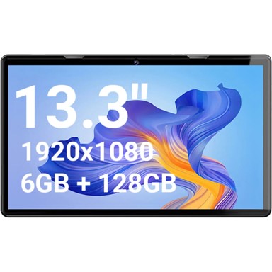 XORO Tablet MegaPad 1333 Pro 2, 13.3", 1920 x 1080, 6 GB RAM, 128 GB, Wi-Fi, Android 15, crna